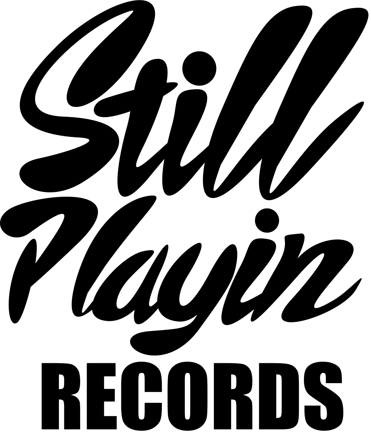 Still Playin Records Script Logo